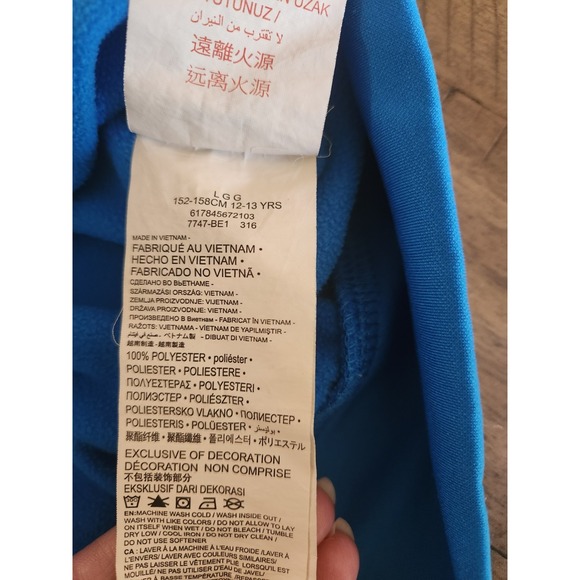 Nike SB Blue/Black Full Zip Hoodie sz L 12/13YR‎ Skating Ball Hang out Chill - Picture 6 of 8